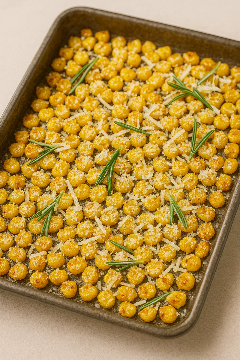  Mais croccante al forno con parmigiano e rosmarino - Bonduelle