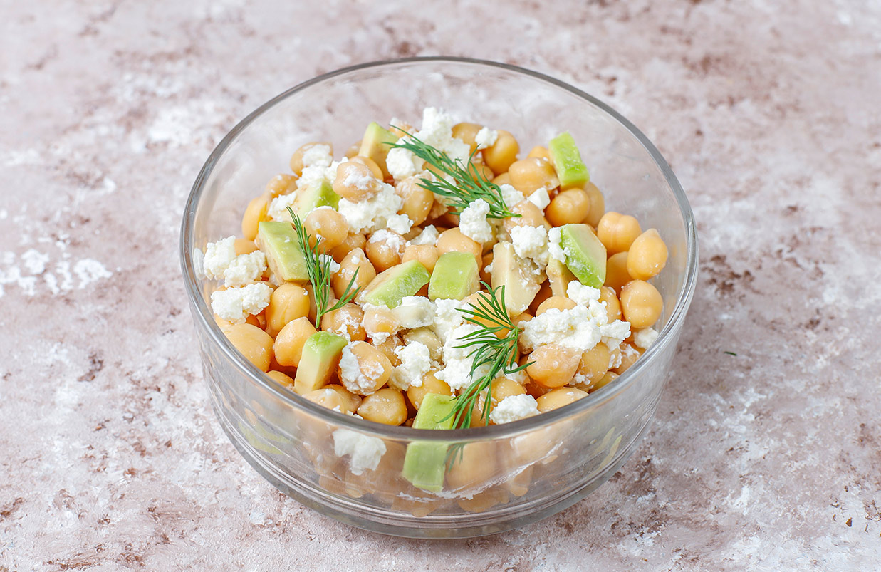 Insalata croccante con ceci e feta - Bonduelle