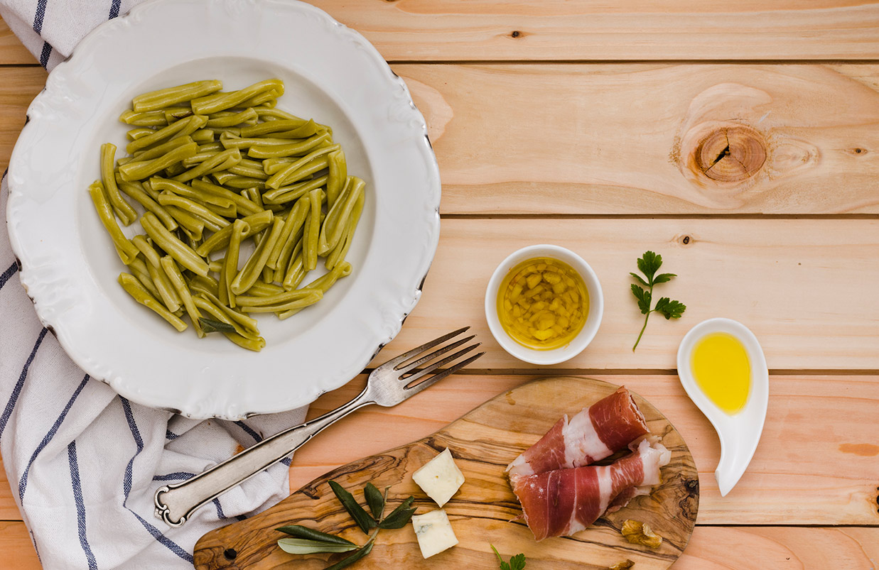 Fagiolini al vapore con vinaigrette di miele e senape - Bonduelle