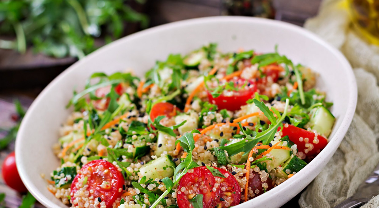  Insalata di quinoa, verdure colorate e ceci - Bonduelle