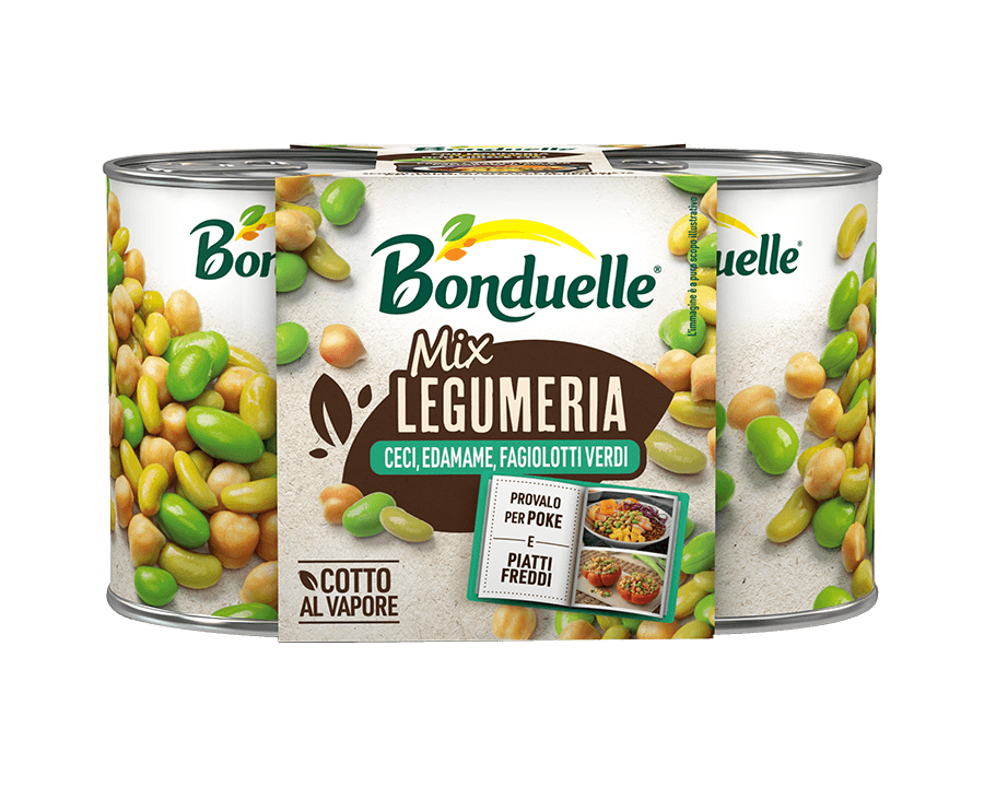 Mix legumeria ceci edamame fagiolotti verdi