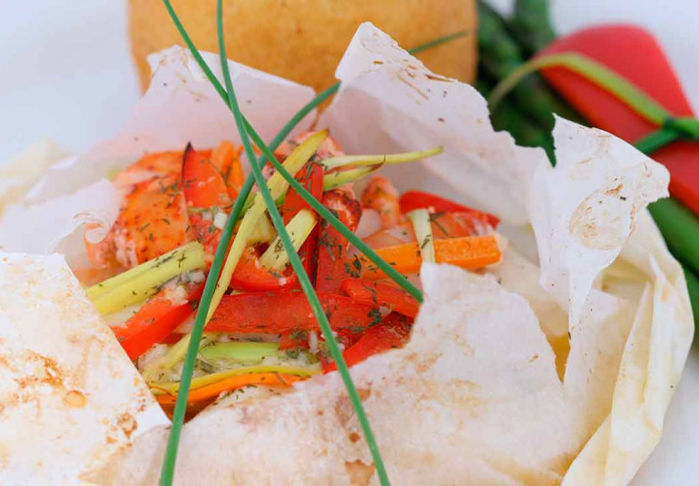 Verduras al papillote: una receta sana