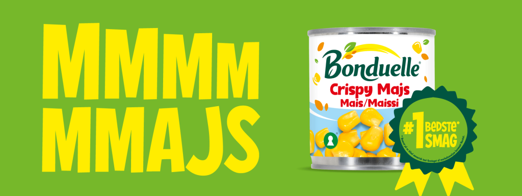 Vi lancerer ny emballage til majs i 3-pak