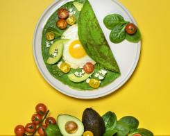 Pancake agli spinaci