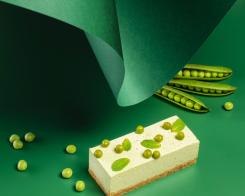 Cheesecake ai piselli verdi
