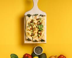 Enchiladas di lenticchie e spinaci