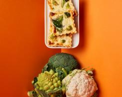 Tartine con tris di cavoli