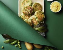 Polpette di piselli e patate