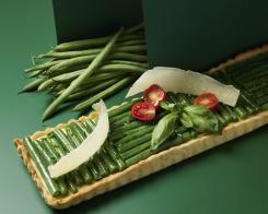 Torta salata con fagiolini