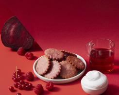 Biscotti ai frutti rossi e barbabietole