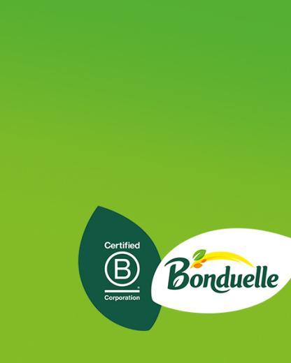 Bonduelle ist stolz BCorp zertifiziert zu sein