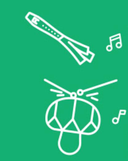 Gemüse-Musik aus Gemüse-Instrumenten