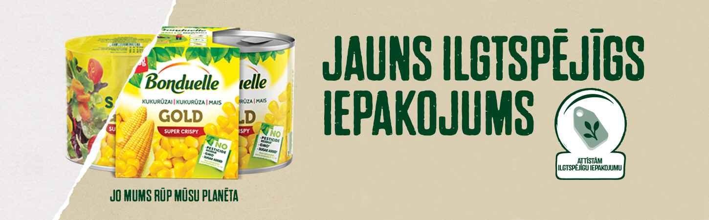 Jauns ilgtspējīgs iepakojums