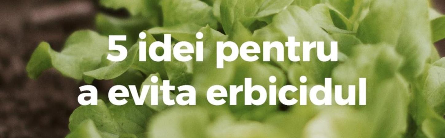 5 idei pentru a evita erbicidul