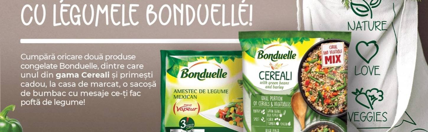 „Câștigă o sacoșă cu legumele Bonduelle!