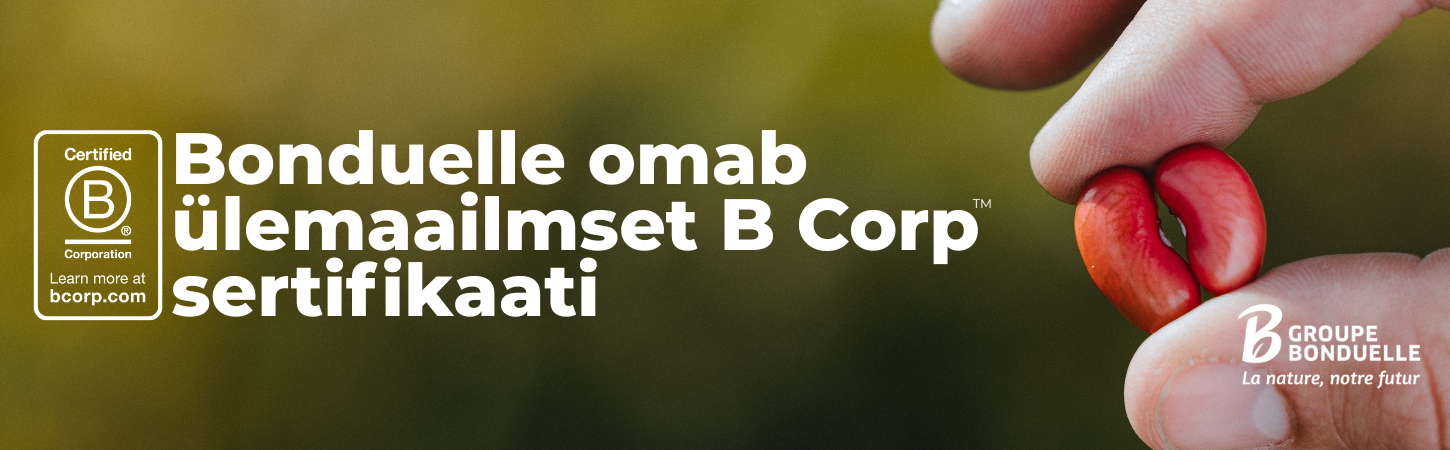 Bonduelle omab ülemaailmset B Corpi sertifikaati 