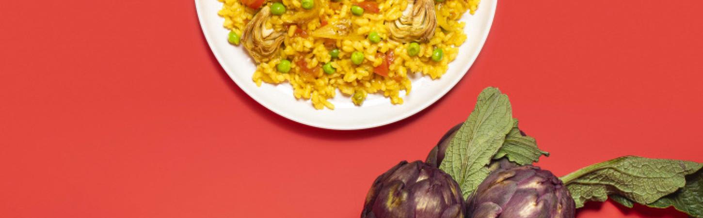 Vegetáriánus paella