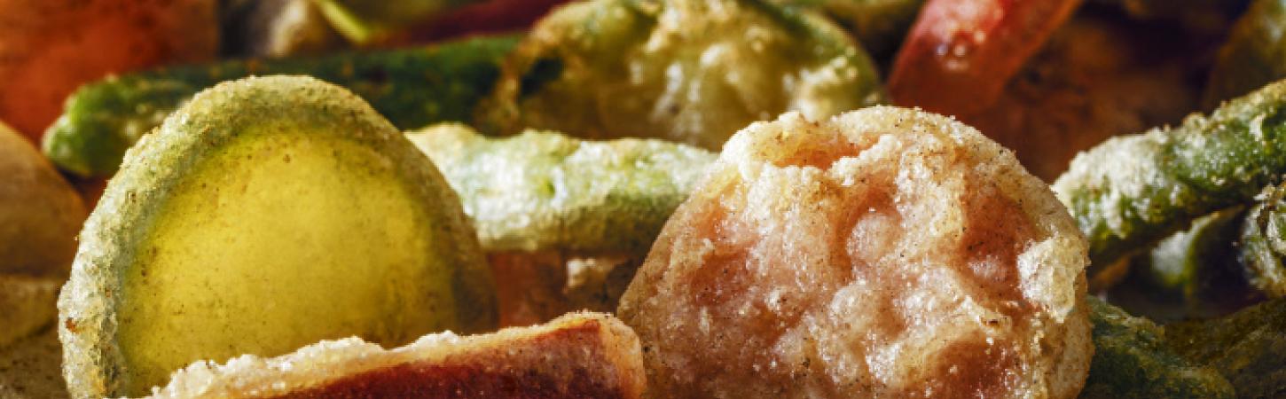 Come fare la tempura: preparazione delle verdure in pastella in casa