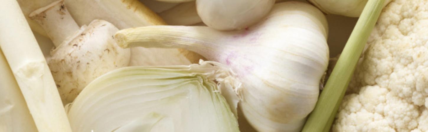 Pourquoi certains légumes sont-ils blancs comme neige ?