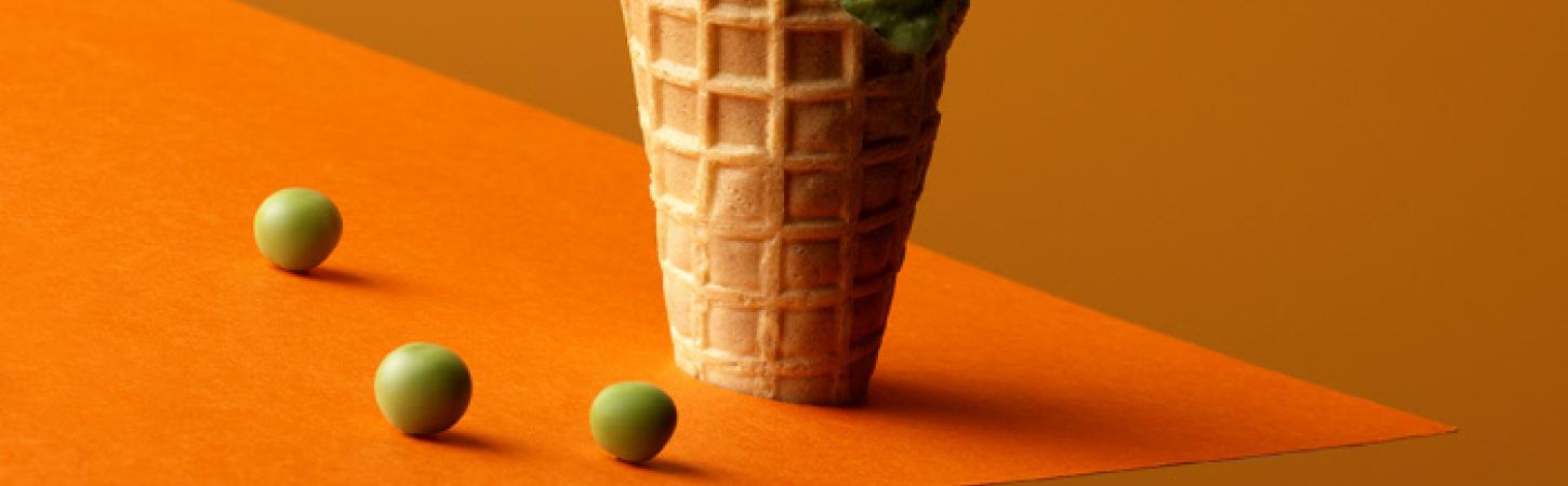 Žaliųjų žirnelių ledai