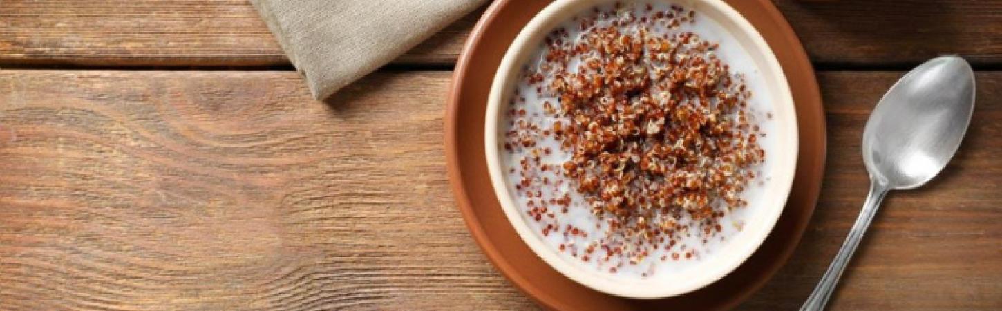 Dos sencillas recetas con quinoa y leche