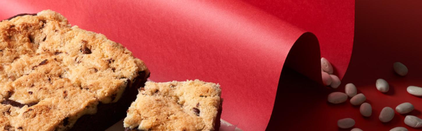 Brownies con fagioli