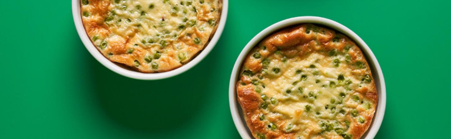 Clafoutis ai piselli