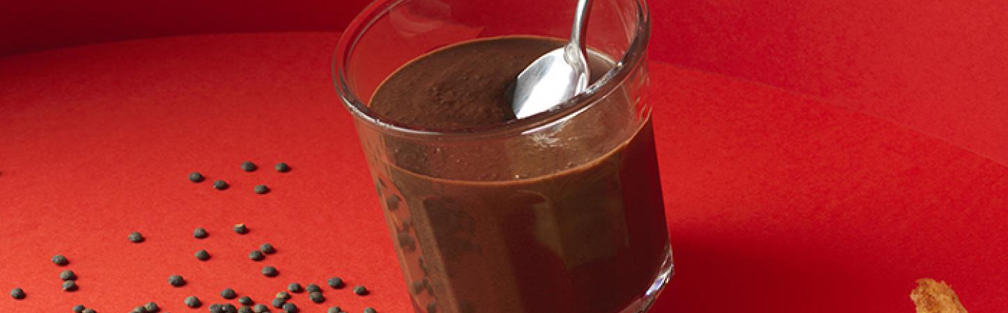 Crema di lenticchie e cioccolato